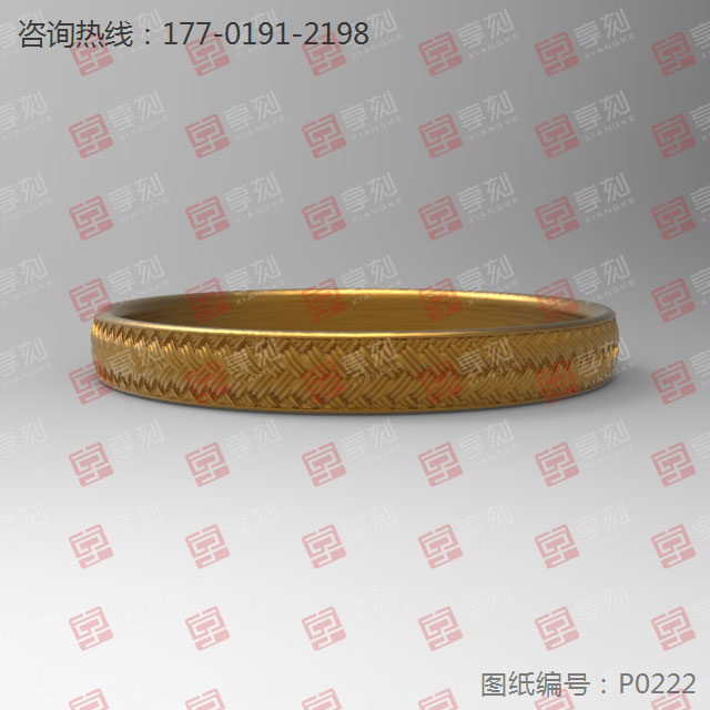 手鐲金銀雕花模型圖手鐲首飾加工圖
