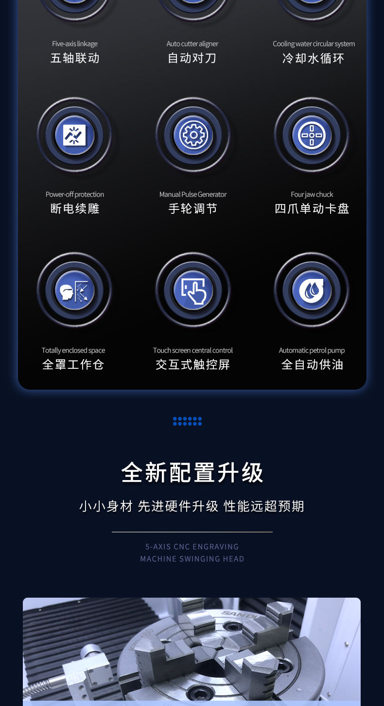 五軸雕刻機功能