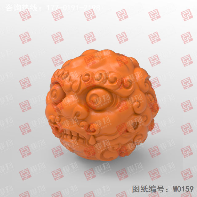 龍珠子手串模型精雕圖紙_五軸雕刻機(jī)廠(chǎng)家