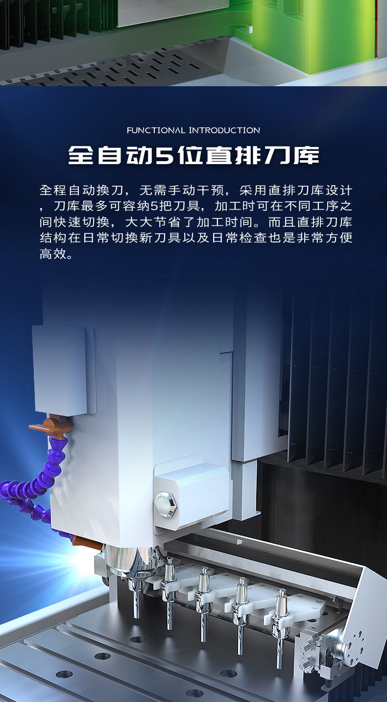 帶刀庫桌面雕銑機(jī)