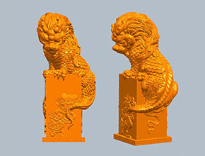 坐立招瑞獸麒麟貔貅立體3d模型圖stl_享刻