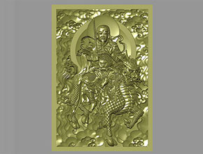 真武大帝雷祖麒麟普化天尊新精雕圖紙