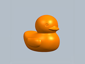 小黃鴨模型圖紙_五軸雕刻機廠家